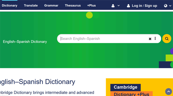 The Cambridge Dictionary