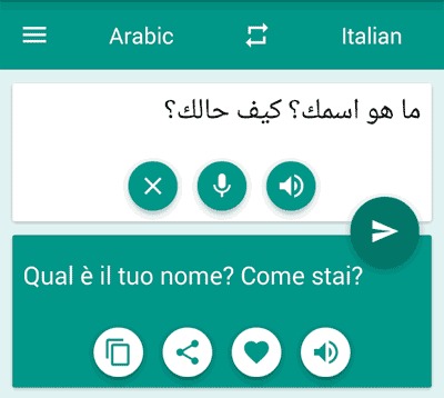 ترجمه ايطالي عربي